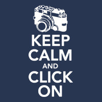 Keep Calm And Click On Men Denim Jacket | Artistshot