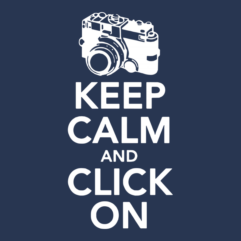 Keep Calm And Click On Men Denim Jacket | Artistshot