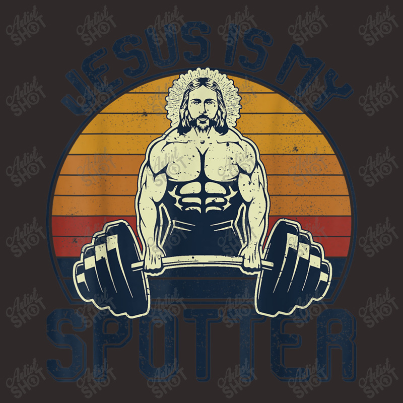 Jesus Is My Spotter Funny Christian Weightlifting Gym My Favorite Peop Racerback Tank by Aria-Proctor | Artistshot