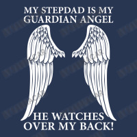 My Stepdad Is My Guardian Angel Ladies Denim Jacket | Artistshot