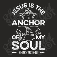 Jesus Is The Anchor Of My Soul Christian Religious God Vintage Retro Ladies Fitted T-shirt | Artistshot