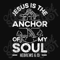 Jesus Is The Anchor Of My Soul Christian Religious God Vintage Retro Crop Top | Artistshot