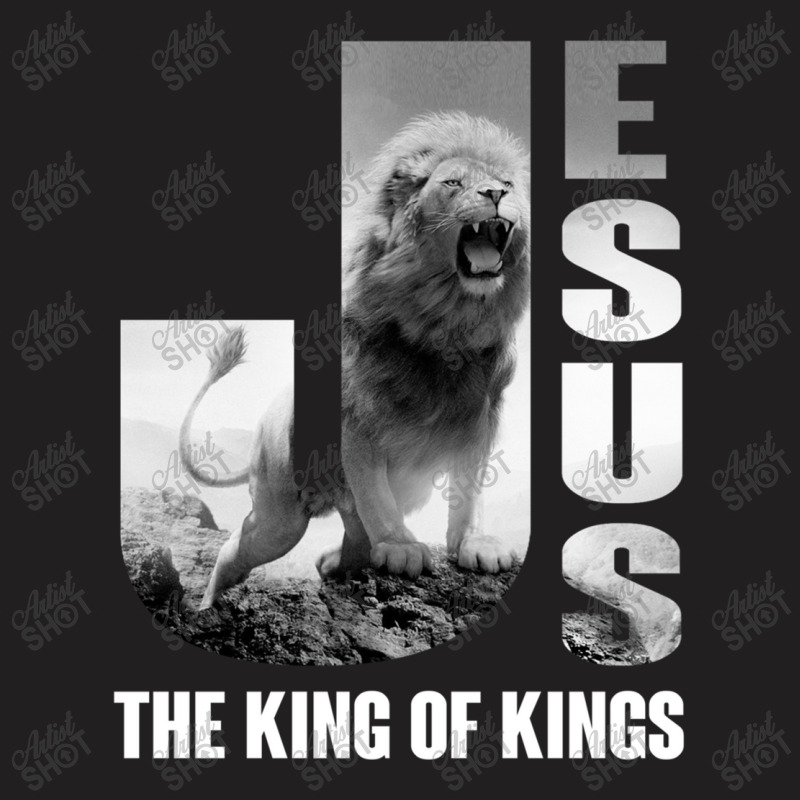 Jesus Is The King Of Kings Lion Christan Vintage T-Shirt by Aria-Proctor | Artistshot