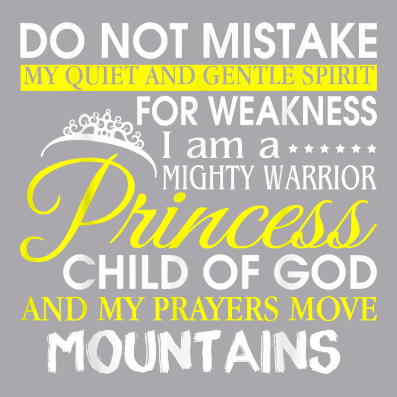 I Am A Mighty Warrior Princess Child Of God T Shirt Youth 3/4 Sleeve | Artistshot