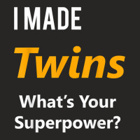 Twins Maternity Shirt  I Made Twins What's Your Superpower Ladies Fitted T-shirt | Artistshot