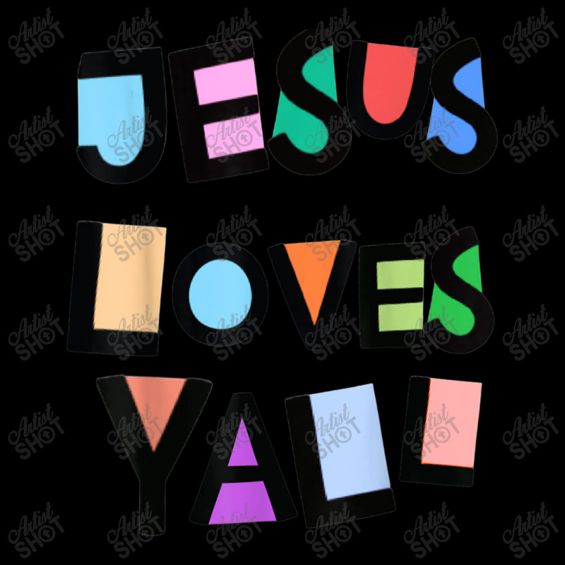 Jesus Loves Yall Pink Belief Faith Womens Girls Kids Church Graphic Maternity Scoop Neck T-shirt by Aria-Proctor | Artistshot