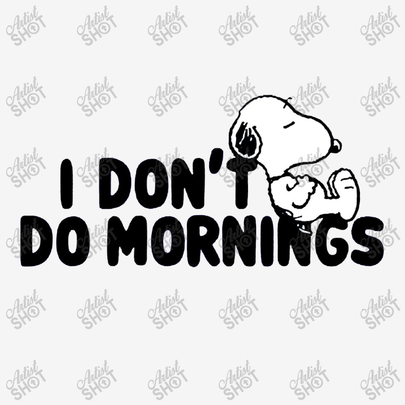 I Don't Do Mornings Scorecard Crop Tee by Owen | Artistshot