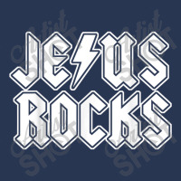 Jesus Rocks Funny Christian Rocker Funny Gift Ladies Denim Jacket | Artistshot