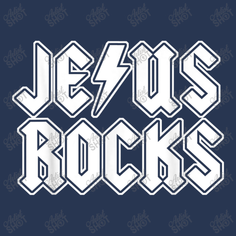 Jesus Rocks Funny Christian Rocker Funny Gift Ladies Denim Jacket by Aria-Proctor | Artistshot