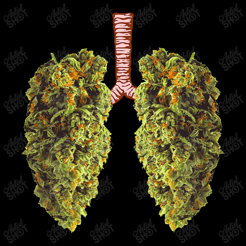 Funny Weed Lung Marijuana Bud V-neck Tee | Artistshot