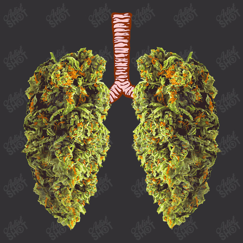 Funny Weed Lung Marijuana Bud Vintage Short | Artistshot