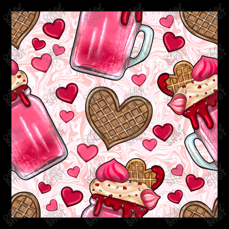 Valentines Day Milkshake Seamless Pattern Toddler Sweatshirt by BundleAndBundleShop | Artistshot