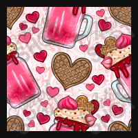 Valentines Day Milkshake Seamless Pattern Baby Beanies | Artistshot