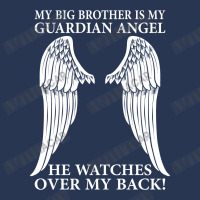 My Big Brother Is My Guardian Angel Men Denim Jacket | Artistshot