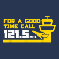 For A Good Time Call 121.5 Funny Air Traffic Control Tshirt Ladies Denim Jacket | Artistshot