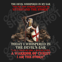 Knight Templar I Am A Child Of God A Warrior Of Christ Art Classic T-shirt | Artistshot