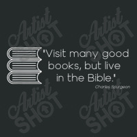 Live In The Bible Charles Spurgeon Vintage Retro Women's Triblend Scoop T-shirt | Artistshot