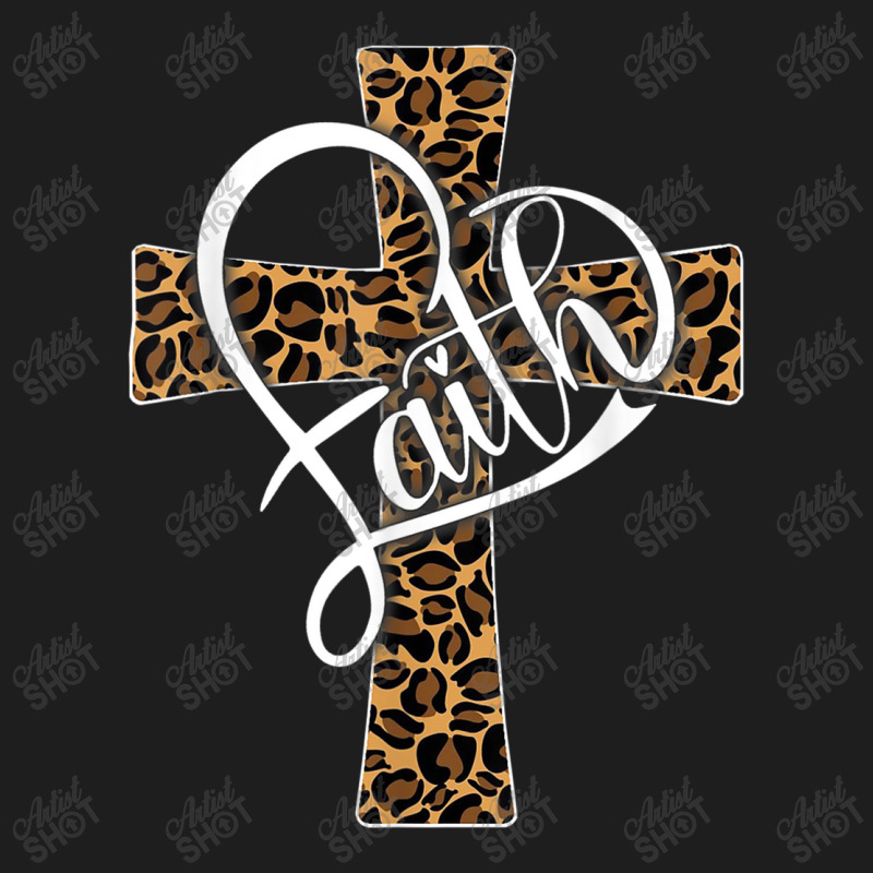 Love In Faith Tees Christian Religious Leopard Cheetah Cross Funny Wom Classic T-shirt by Aria-Proctor | Artistshot