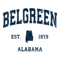 Belgreen Alabama Al Vintage Athletic Navy Sports Design T Shirt V-neck Tee | Artistshot