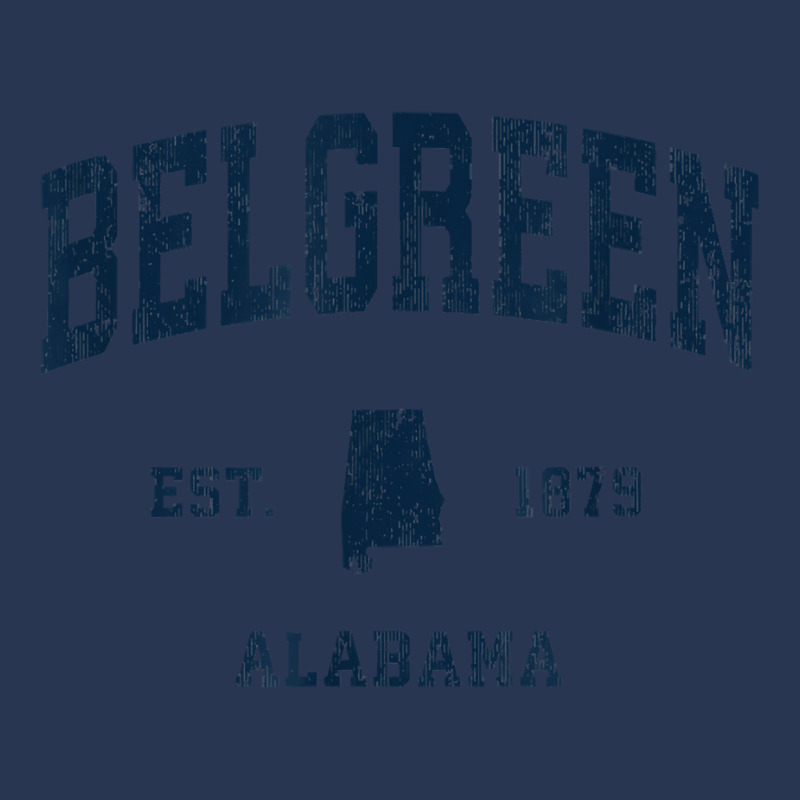 Belgreen Alabama Al Vintage Athletic Navy Sports Design T Shirt Men Denim Jacket | Artistshot