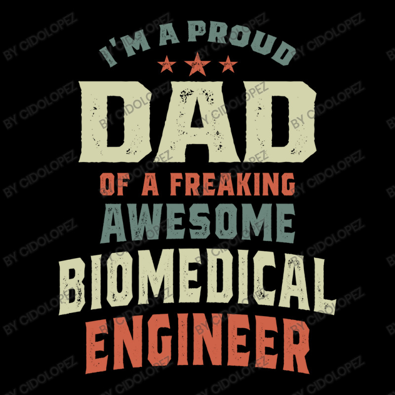 Proud Dad Of An Awesome Biomedical Engineer Cropped Hoodie by cidolopez | Artistshot