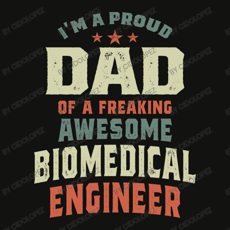 Proud Dad Of An Awesome Biomedical Engineer Scorecard Crop Tee by cidolopez | Artistshot