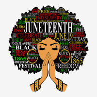 Juneteenth Melanin Black Women Natural Hair Afro Word Art T Shirt Classic T-shirt | Artistshot