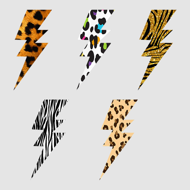 Vintage Thunder Leopard Zebra Animal Print Lightning Bolts T Shirt Exclusive T-shirt by ybarboof | Artistshot