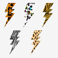 Vintage Thunder Leopard Zebra Animal Print Lightning Bolts T Shirt Classic T-shirt | Artistshot