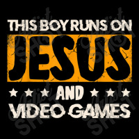 This Boy Runs On Jesus And Video Games For A Gamer T Shirt Lightweight Hoodie | Artistshot