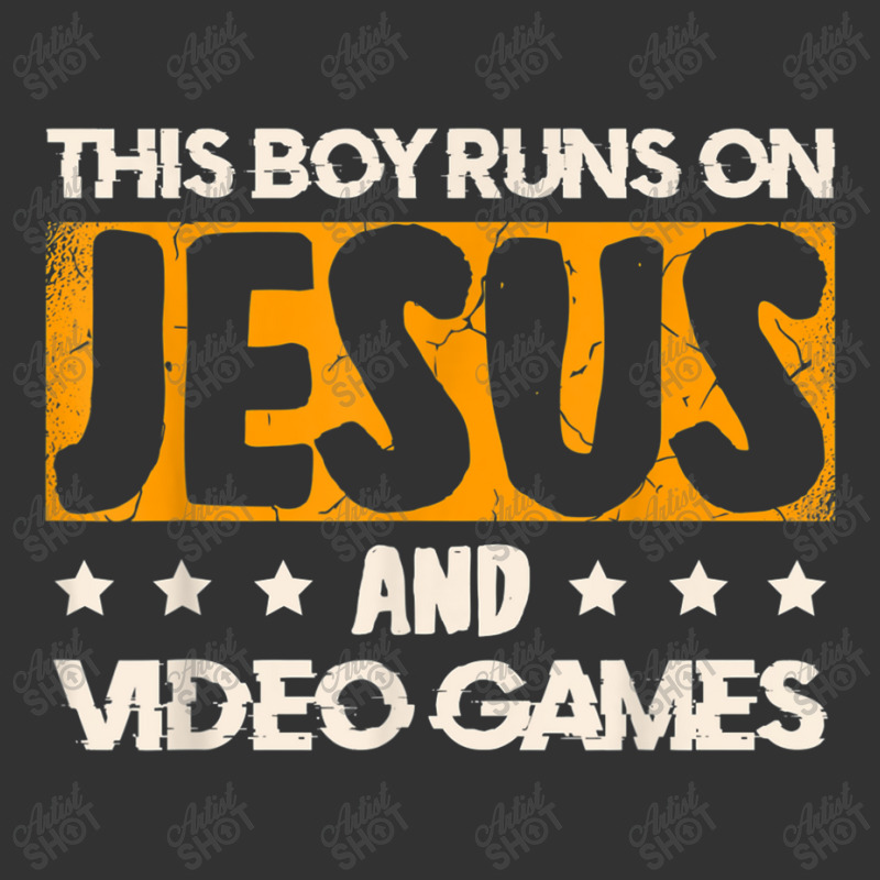 This Boy Runs On Jesus And Video Games For A Gamer T Shirt Baby Bodysuit by Great Tshirt | Artistshot