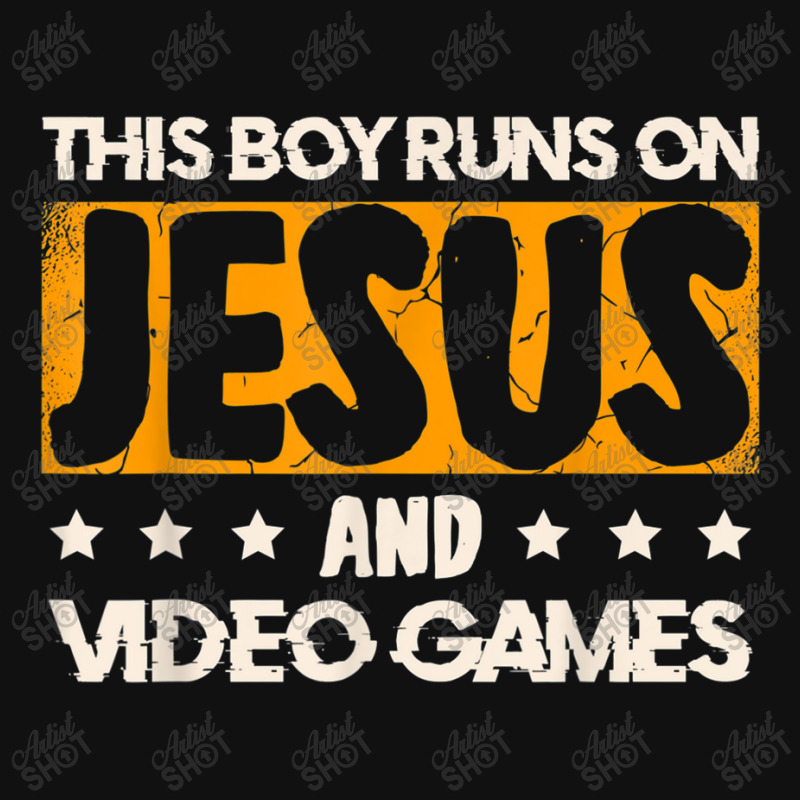 This Boy Runs On Jesus And Video Games For A Gamer T Shirt Baby Beanies by Great Tshirt | Artistshot