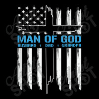 Man Of God Cross American Flag Jesus Christian Tee Poster Legging | Artistshot