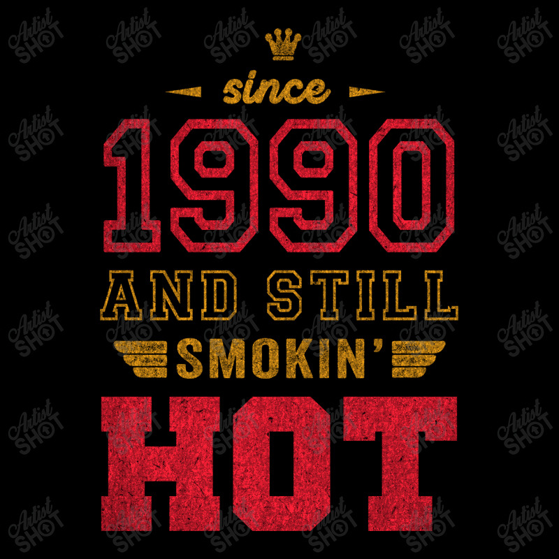 Since 1990 And Still Smokin' Hot Copy Men's Long Sleeve Pajama Set | Artistshot