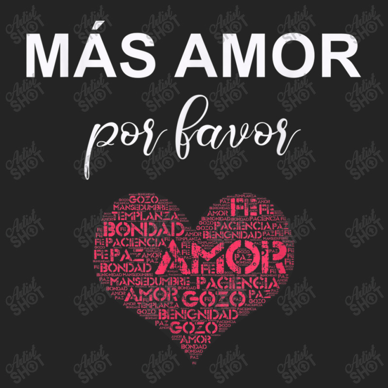 Mas Amor Por Favor Christian Gift Fruit Of The Spirit Bible Day Gift 3/4 Sleeve Shirt by Aria-Proctor | Artistshot