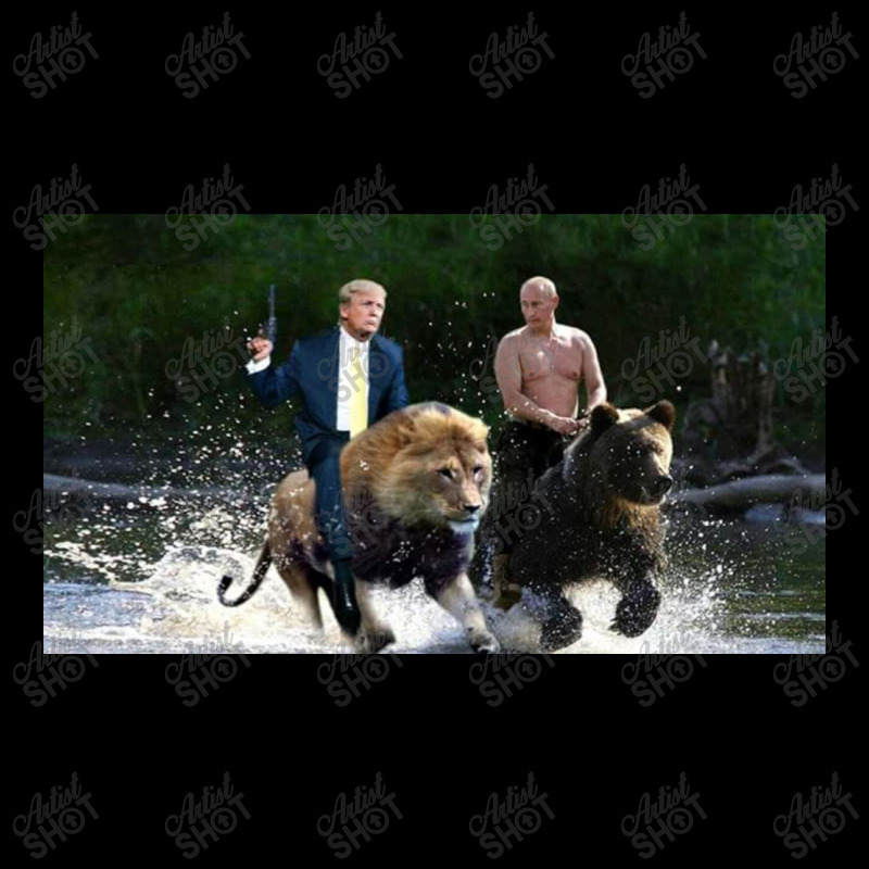 Trump And Putin Ride Pocket T-Shirt by time5803 | Artistshot