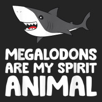 Megalodons Are My Spirit Animal Megalodon Shark T Shirt 3/4 Sleeve Shirt | Artistshot