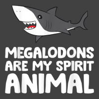 Megalodons Are My Spirit Animal Megalodon Shark T Shirt Vintage T-shirt | Artistshot