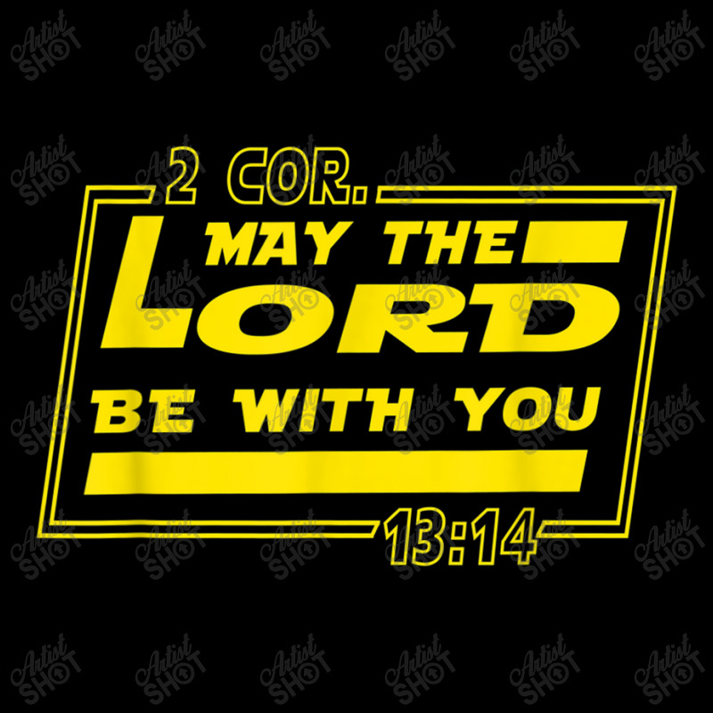 May Lord Be With You - Funny Christian Quotes Music Vintage Retro Fleece Short by Aria-Proctor | Artistshot