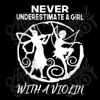 Never Underestimate A Girl With A Violin Essential Maternity Scoop Neck T-shirt | Artistshot