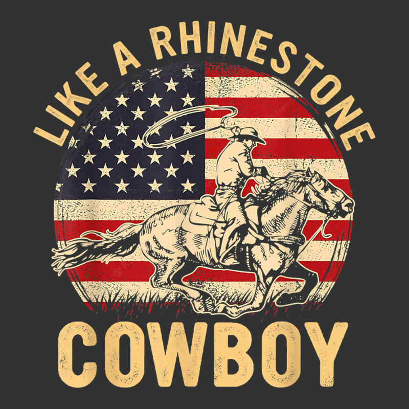 Vintage Western Life Rodeo Usa Flag Like A Rhinestone Cowboy T Shirt Baby Bodysuit by efronpngoick3 | Artistshot