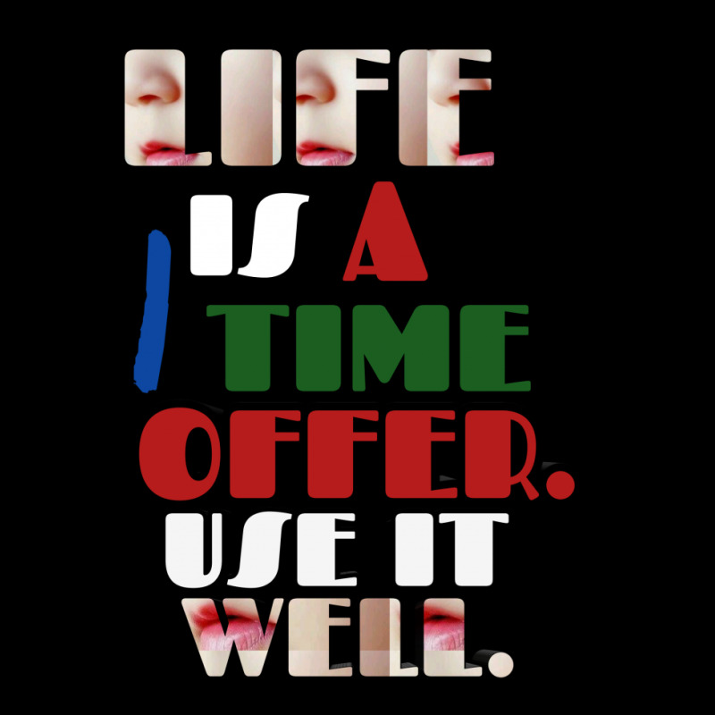 Life Is One Time Offer Use It Well Youth Zipper Hoodie by fahimcool | Artistshot