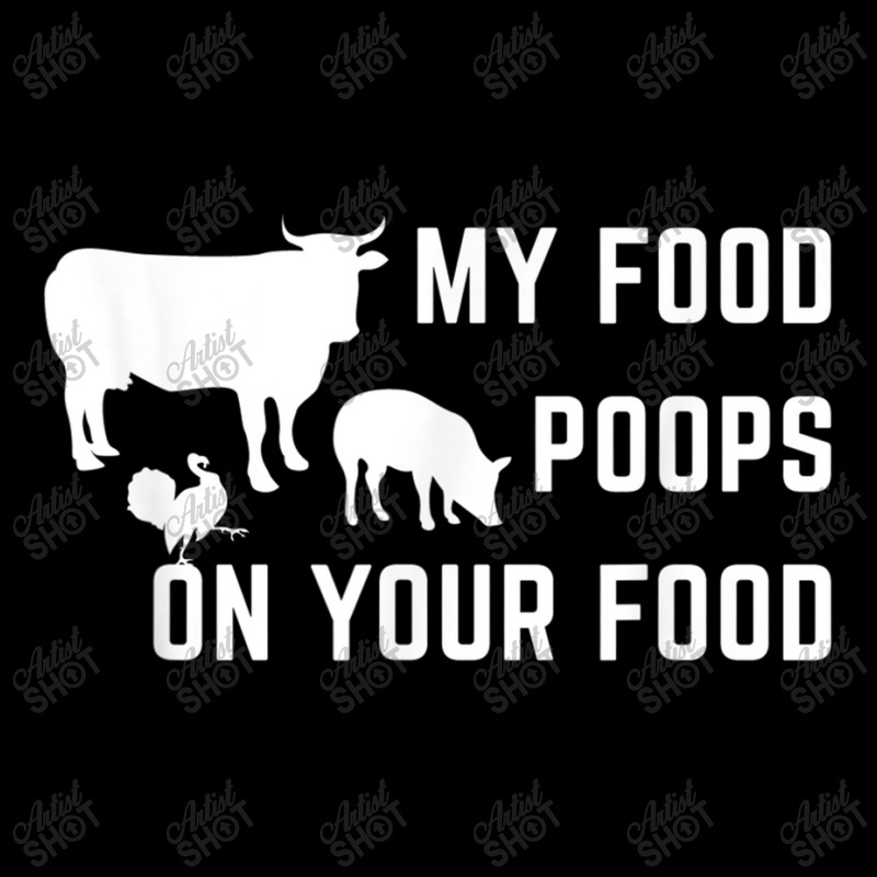 My Food Poops On Your Food Funny Men Cropped Sweater by Aria-Proctor | Artistshot