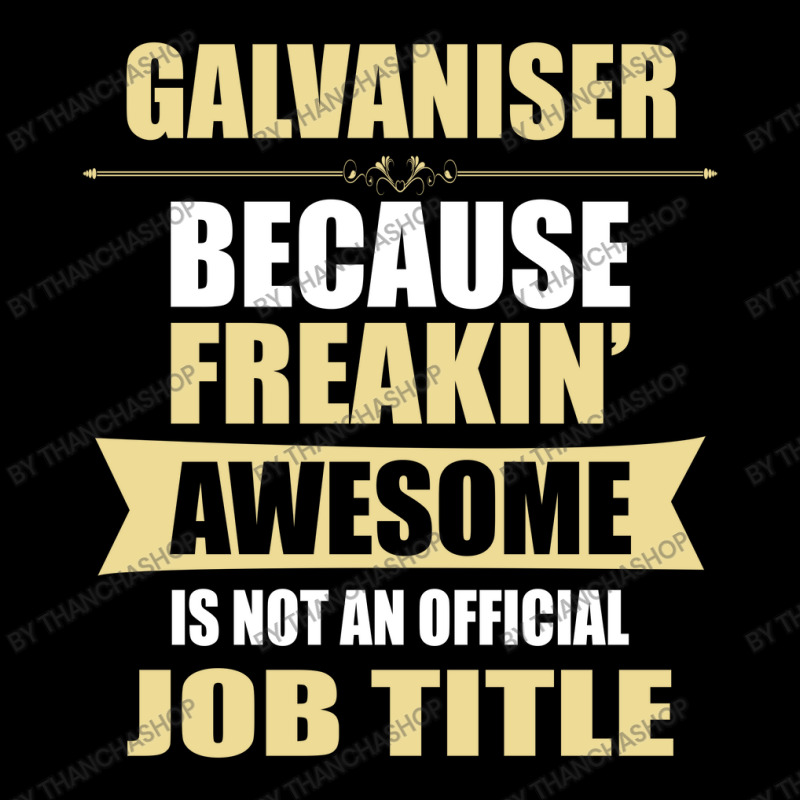 Galvaniser Because Freakin' Awesome Isn't A Job Title Adjustable Cap by thanchashop | Artistshot