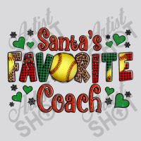 Santa's Favourite Coach Christmas Softball Game Women's Triblend Scoop T-shirt | Artistshot