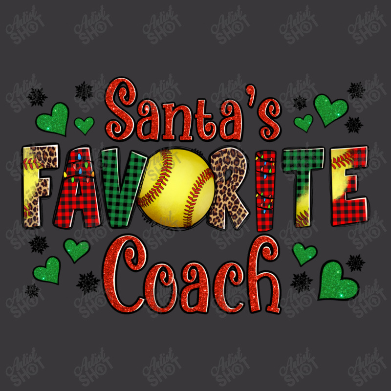 Santa's Favourite Coach Christmas Softball Game Ladies Curvy T-shirt | Artistshot