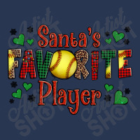 Santa's Favourite Player Christmas Softball Game Ladies Denim Jacket | Artistshot