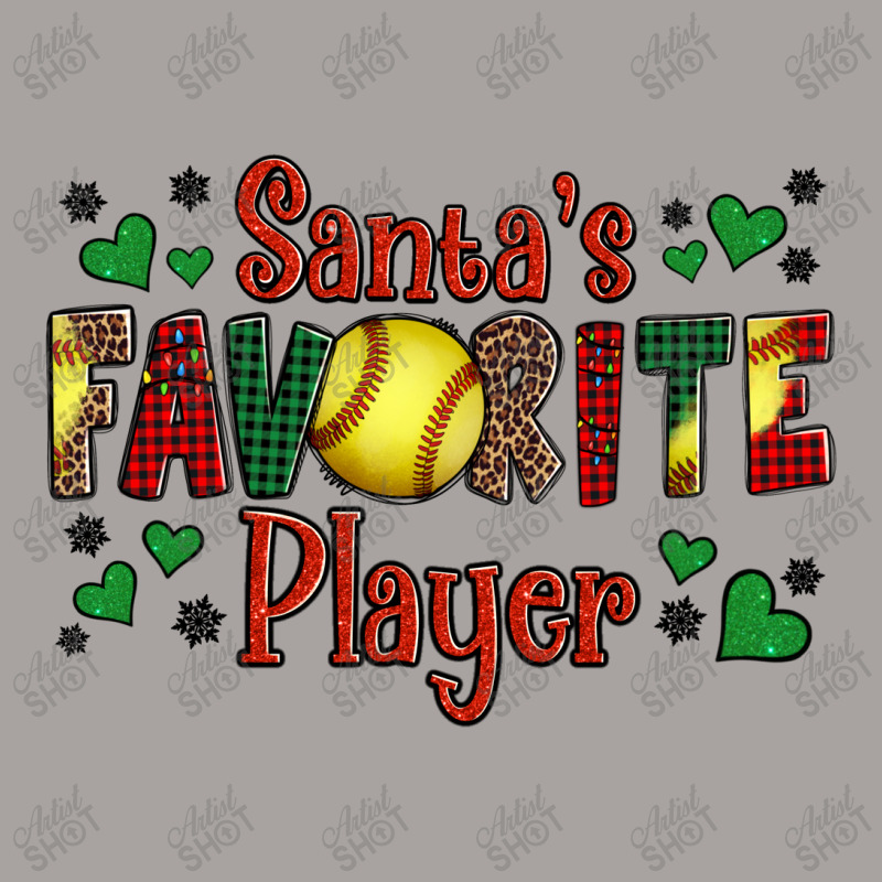 Santa's Favourite Player Christmas Softball Game Racerback Tank | Artistshot