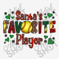 Santa's Favourite Player Christmas Softball Game Throw Pillow | Artistshot