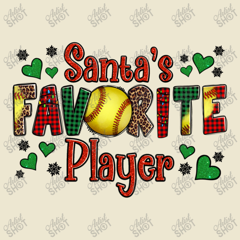 Santa's Favourite Player Christmas Softball Game Cropped Hoodie | Artistshot